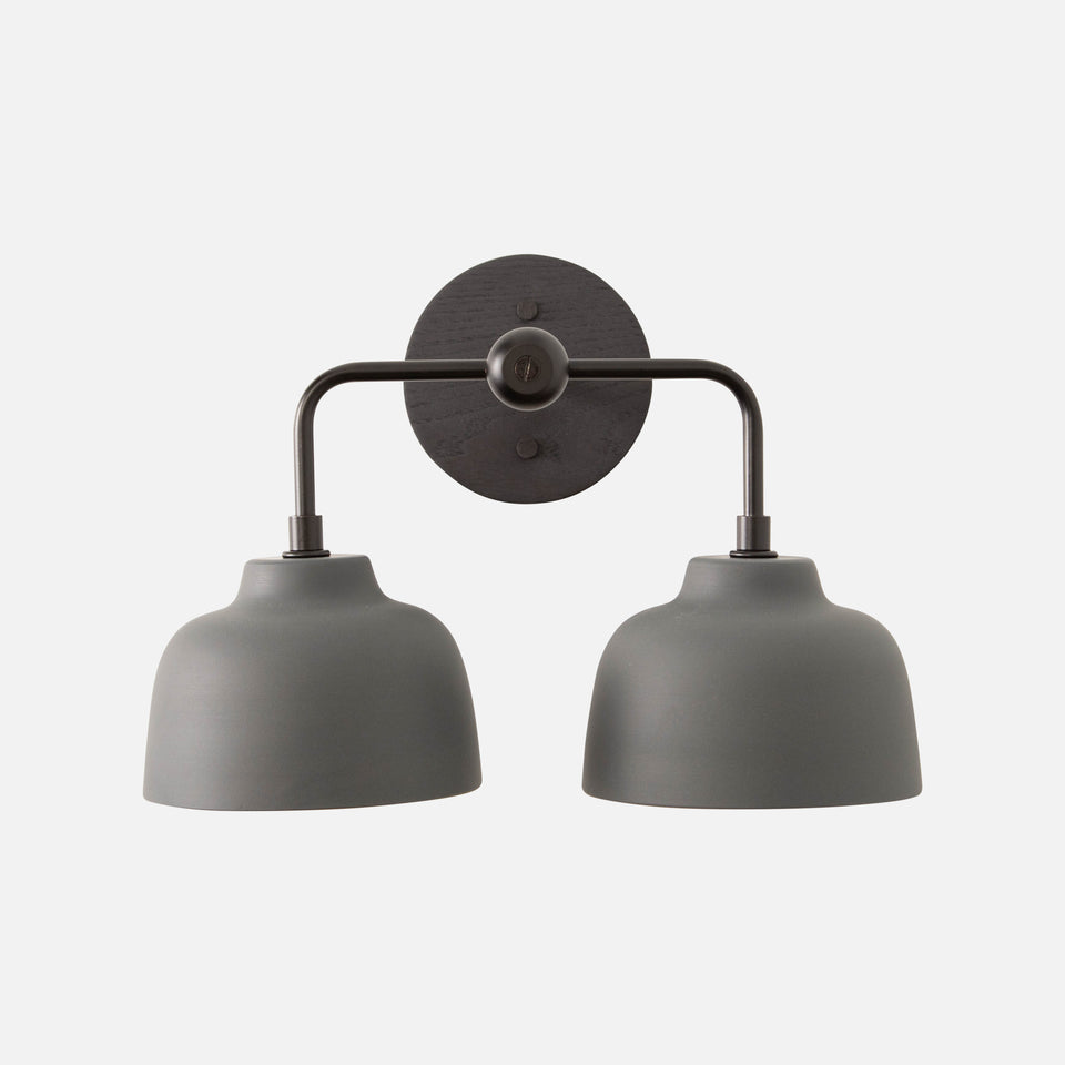 Black Ash, Matte Black Arms, Charcoal Porcelain