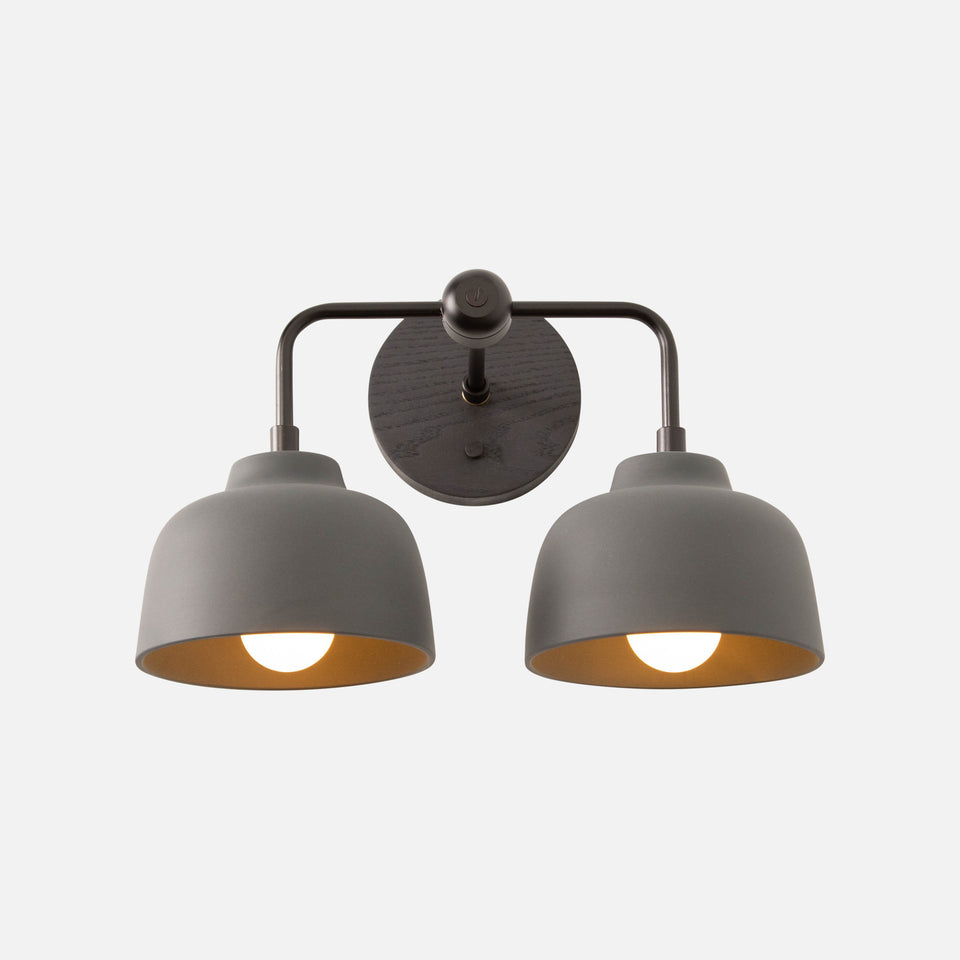 Black Ash, Matte Black Arms, Charcoal Porcelain