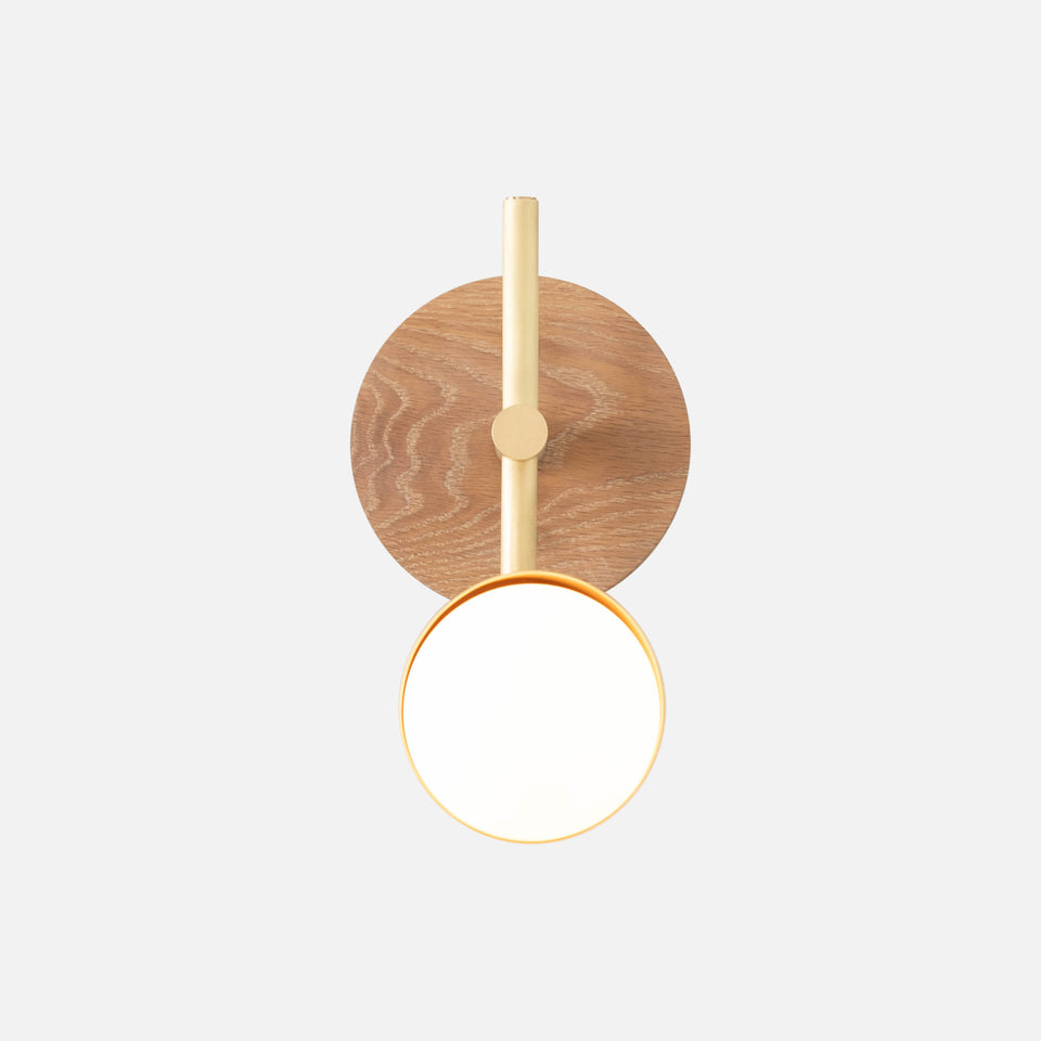 Cornsilk Oak, Classic Brass