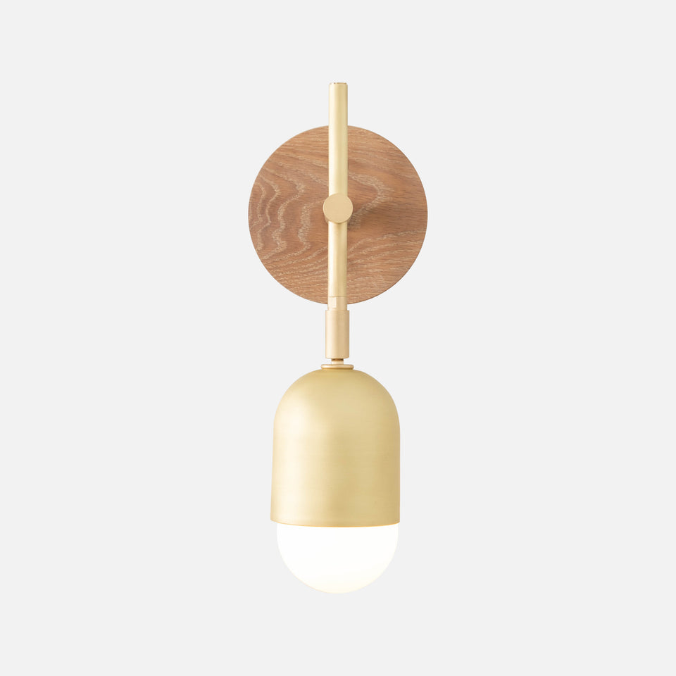 Cornsilk Oak, Classic Brass