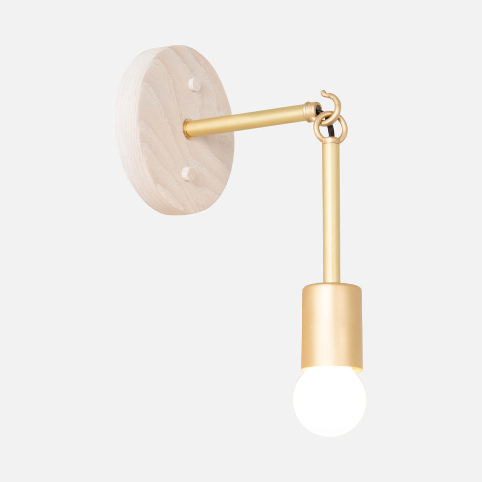 Bleached Ash, Flat Brass