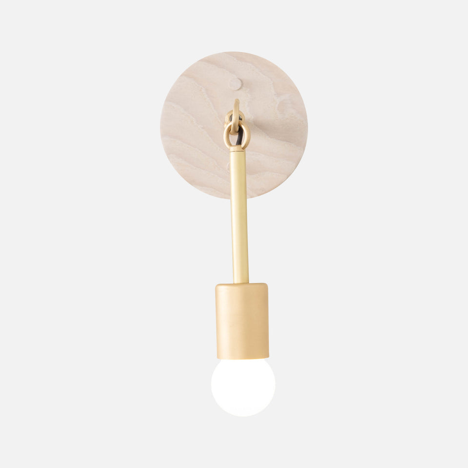 Bleached Ash, Flat Brass