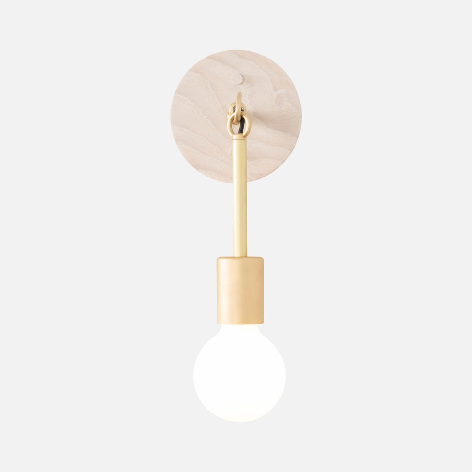 Bleached Ash, Flat Brass