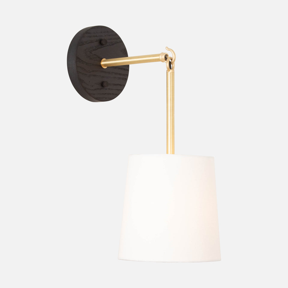 Black Ash, Classic Brass, White Linen