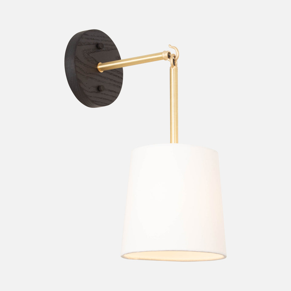 Black Ash, Classic Brass, White Linen