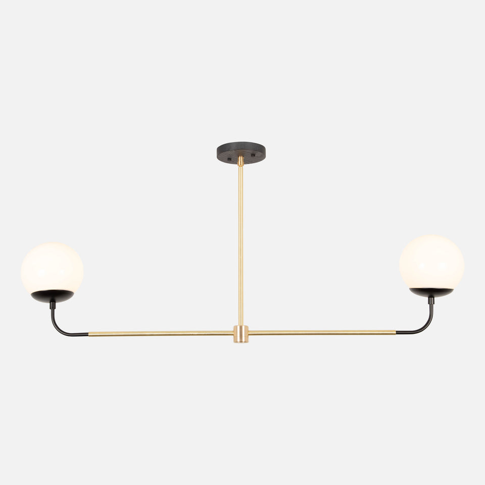 Black Ash, Classic Brass Arm, Matte Black Accent