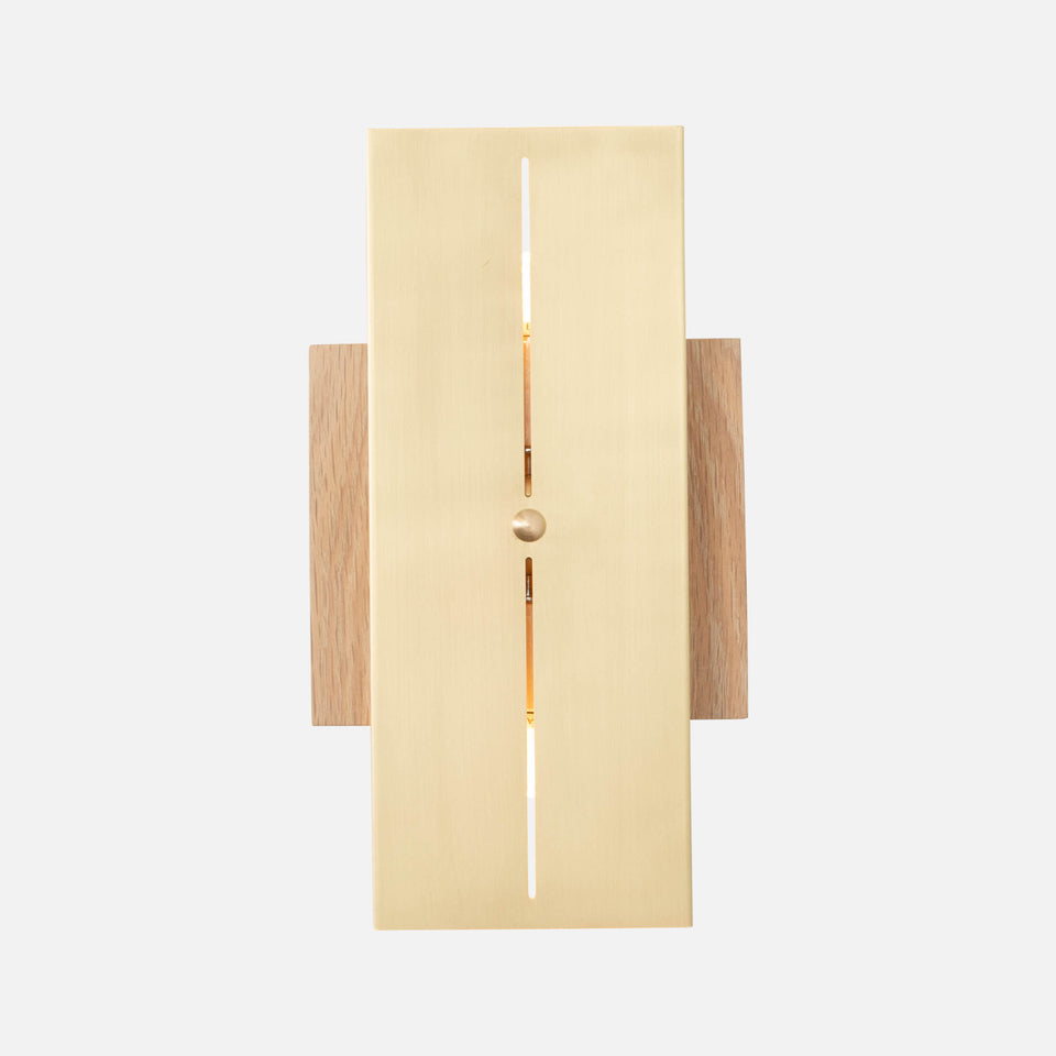 Cornsilk Oak, Classic Brass