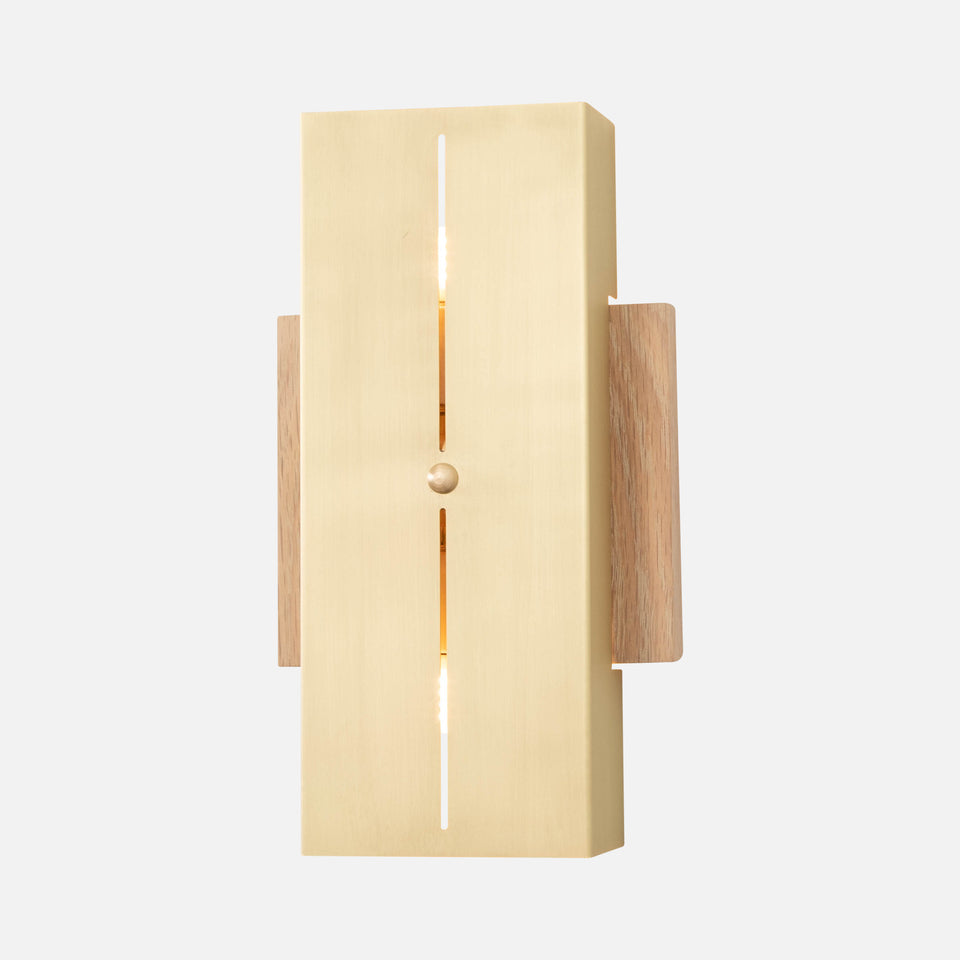 Cornsilk Oak, Classic Brass