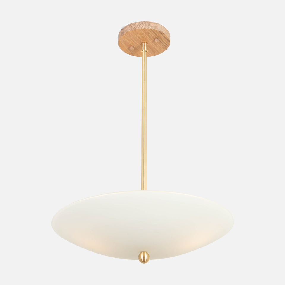 Cornsilk Oak, Classic Brass