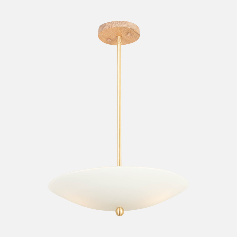 Cornsilk Oak, Classic Brass