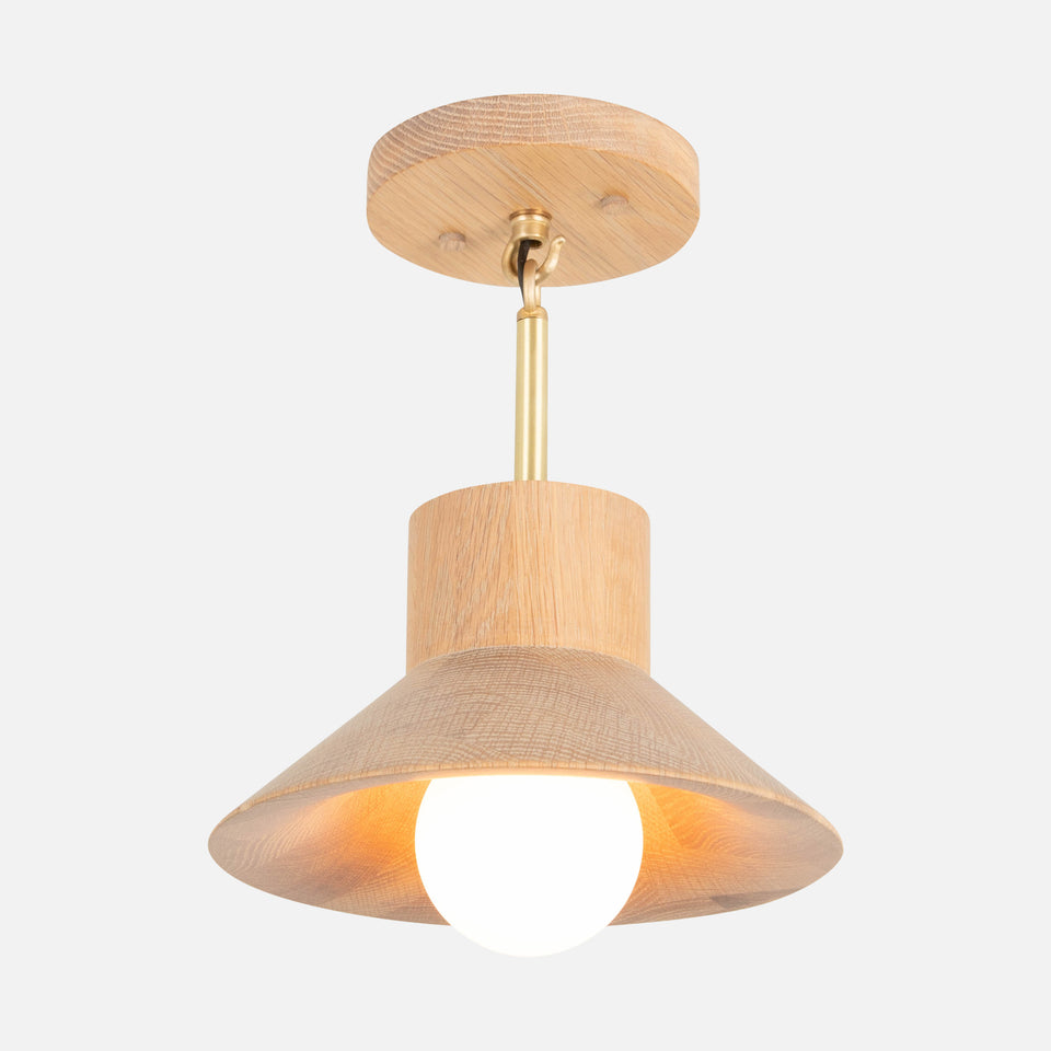 Cornsilk Oak, Classic Brass