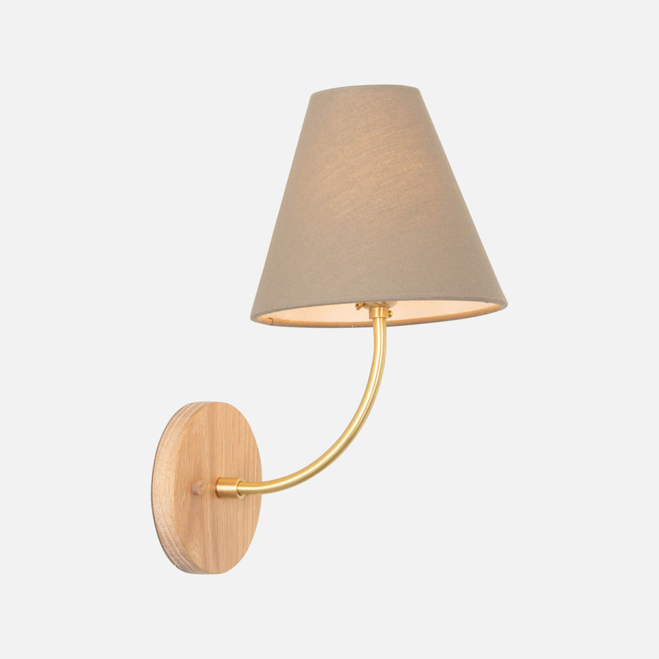 Cornsilk Oak, Classic Brass, Sage Linen