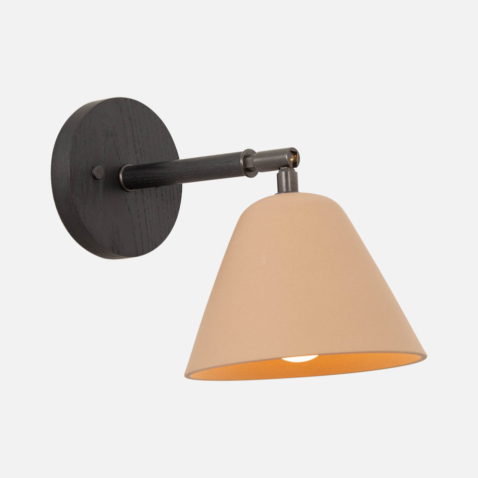 Black Ash, Oxidized Brass, Tan Porcelain