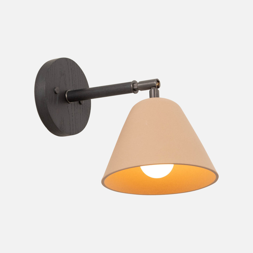 Black Ash, Oxidized Brass, Tan Porcelain