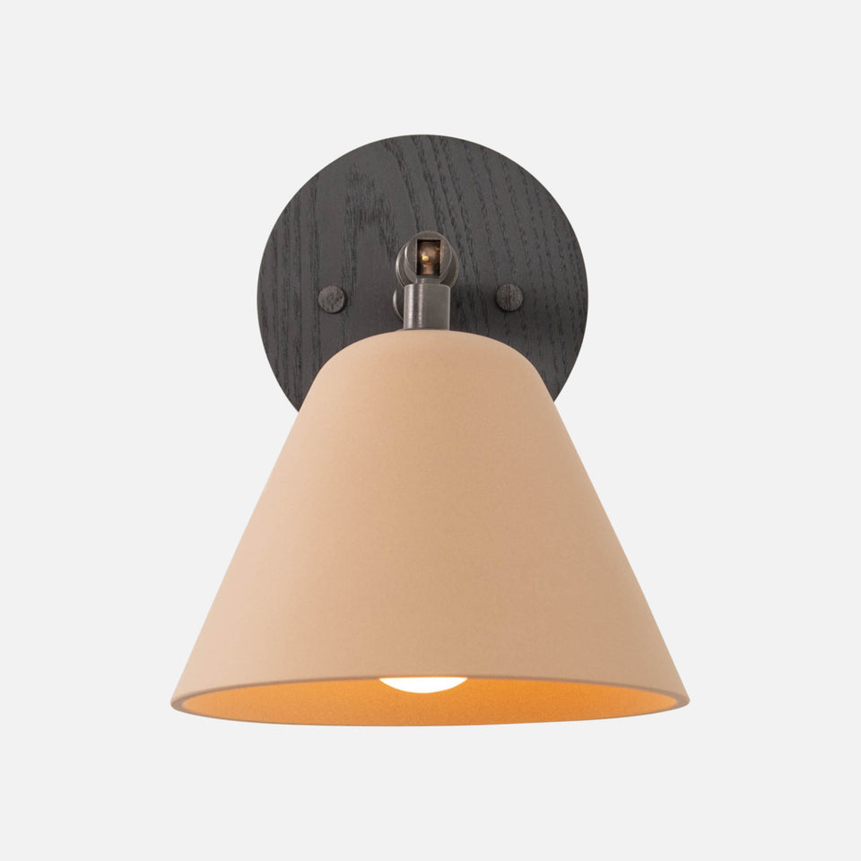 Black Ash, Oxidized Brass, Tan Porcelain