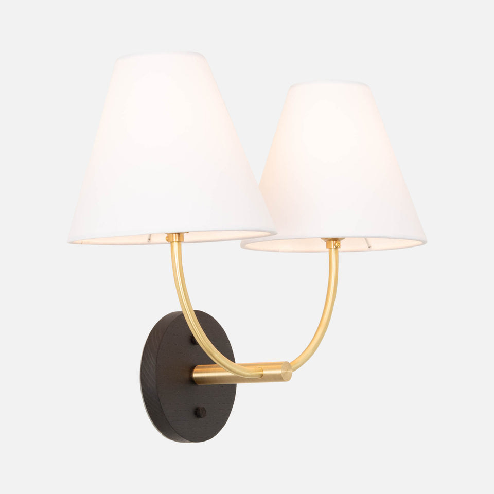 Black Ash, Classic Brass, White Linen