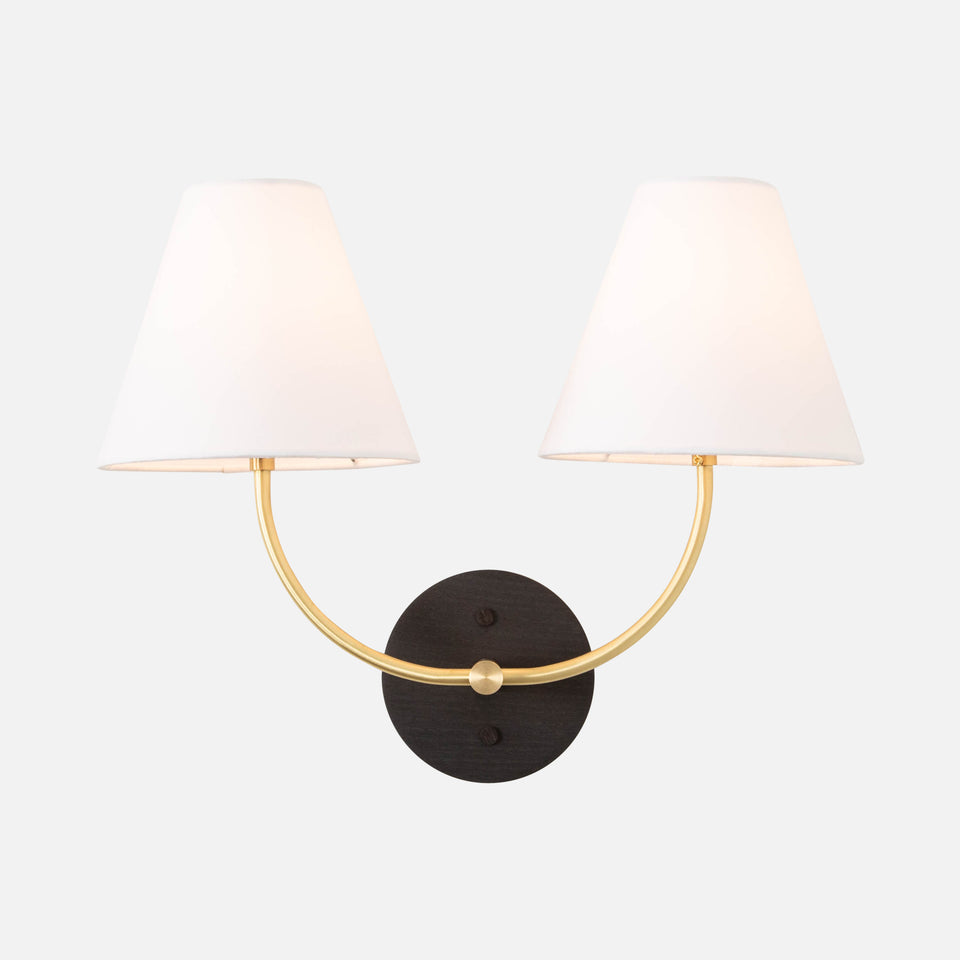 Black Ash, Classic Brass, White Linen