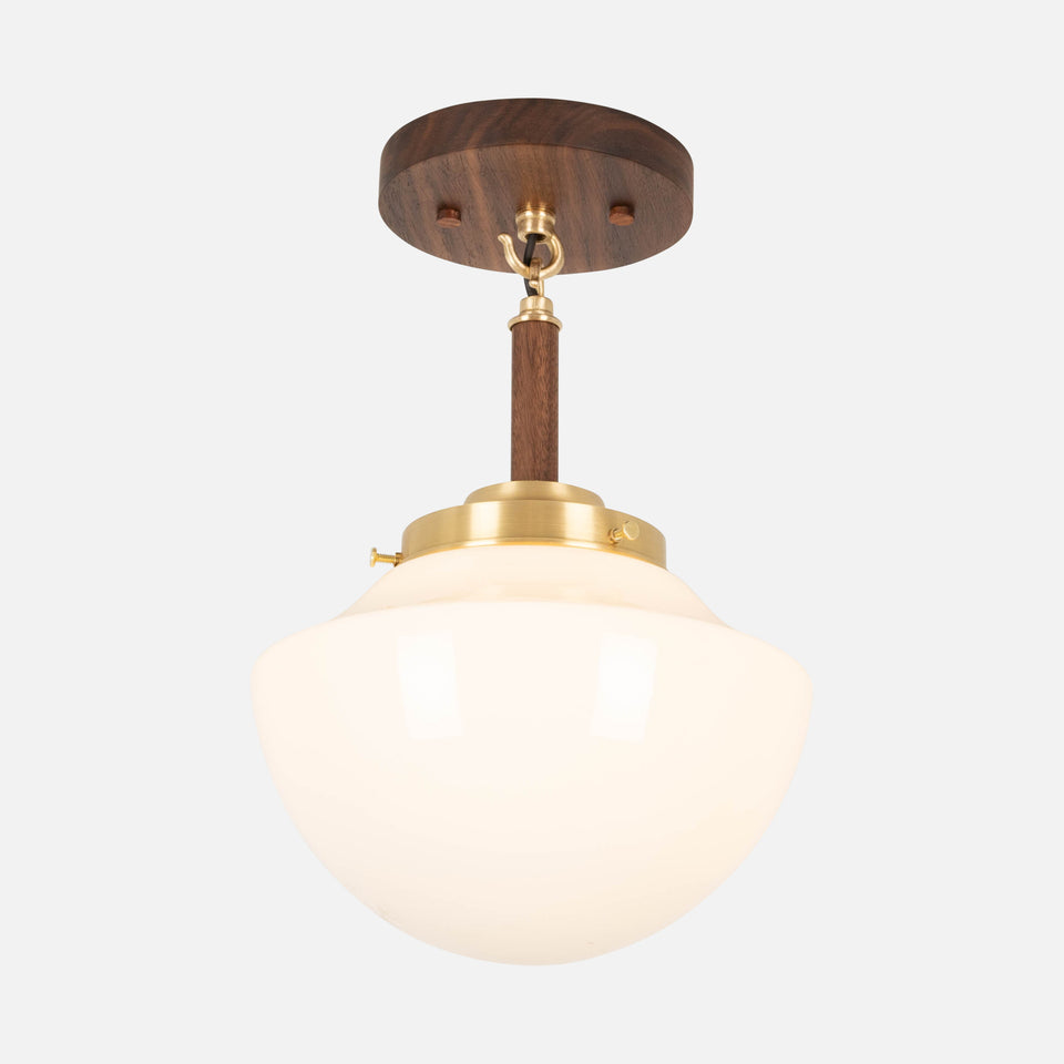 Walnut, Classic Brass