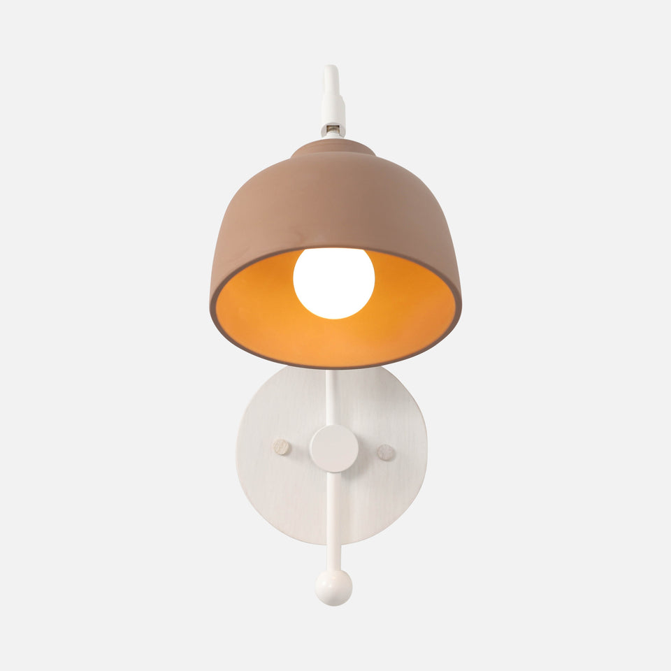 Bleached Ash, Satin White Arm, Tan Porcelain