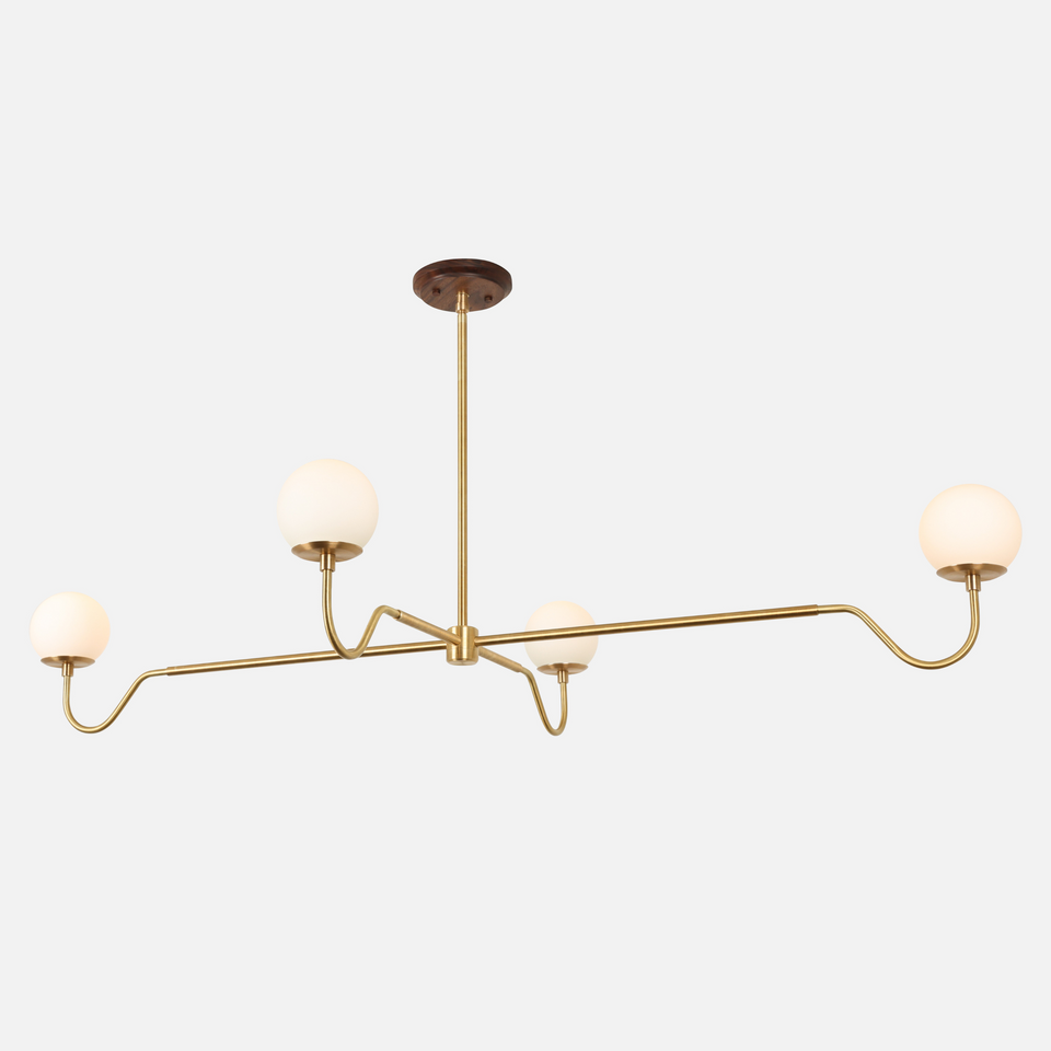 Walnut, Classic Brass