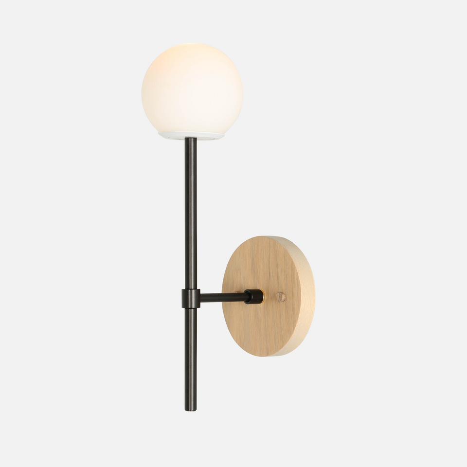 Cornsilk Oak, Matte Black