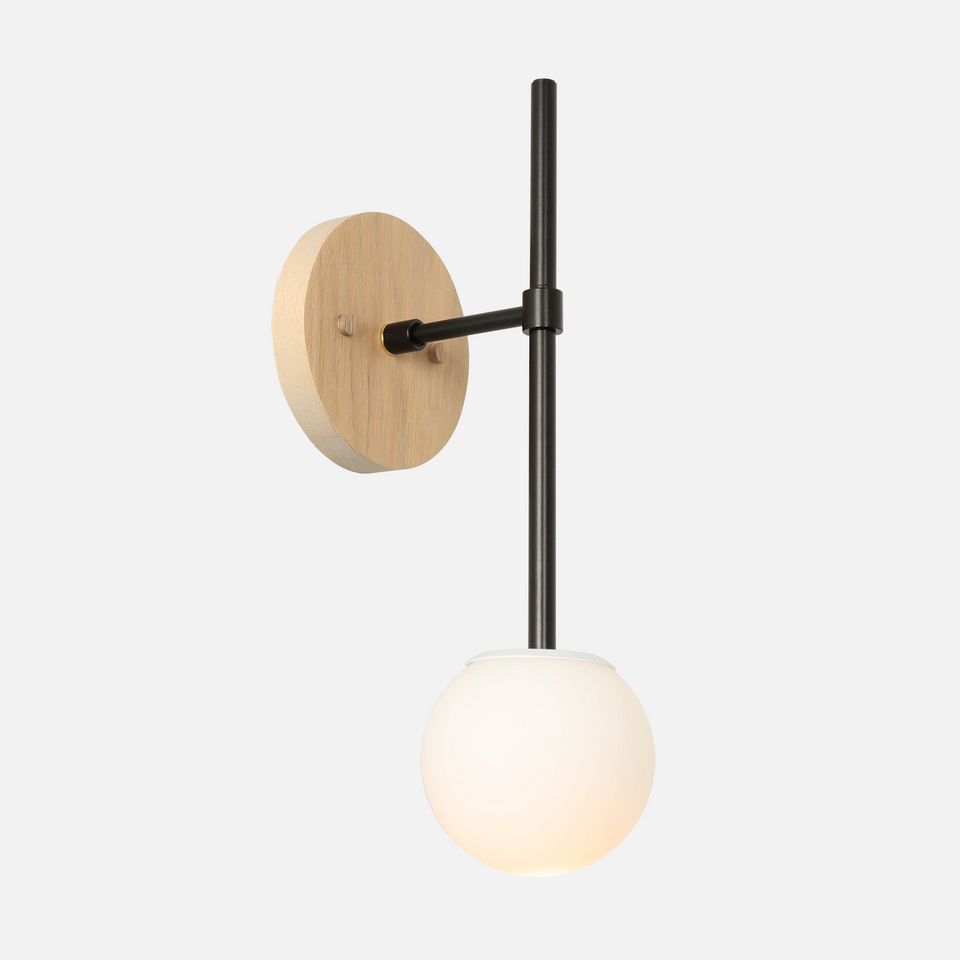 Cornsilk Oak, Matte Black