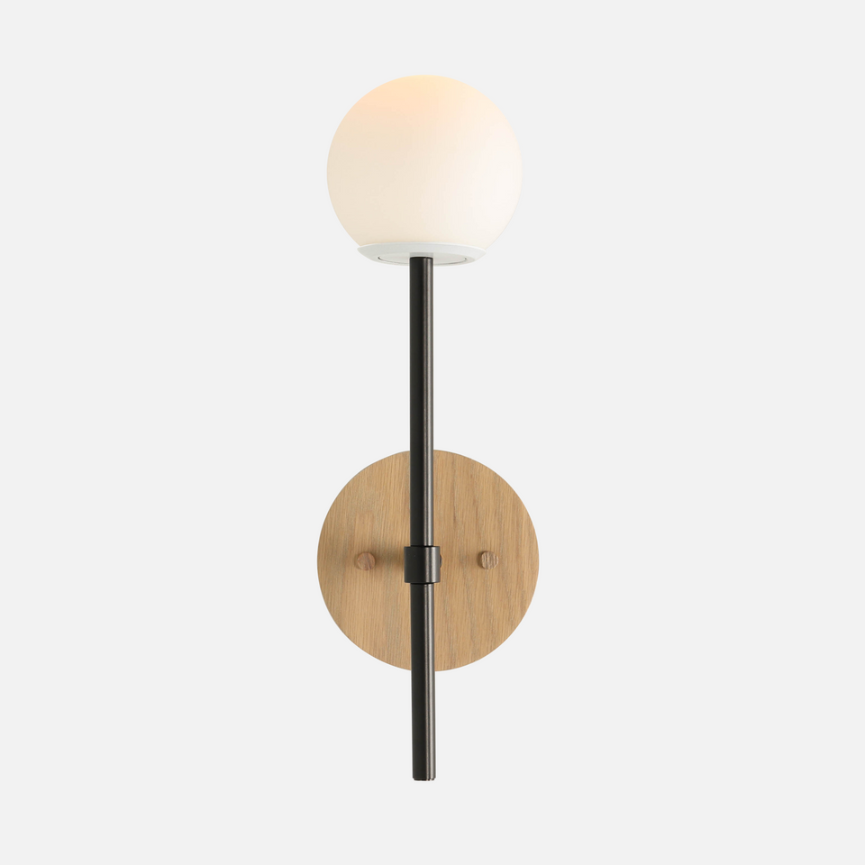 Cornsilk Oak, Matte Black