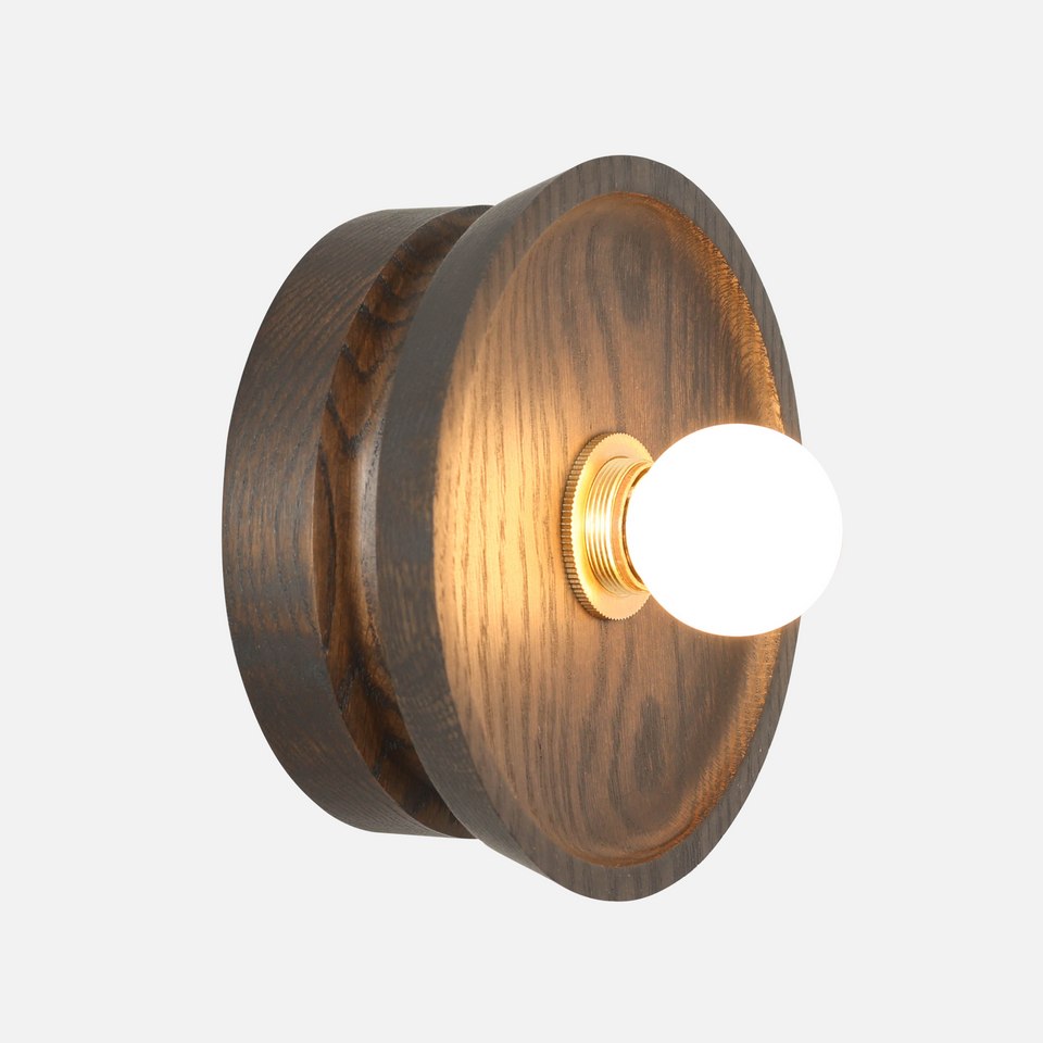 Charcoal Oak, Classic Brass