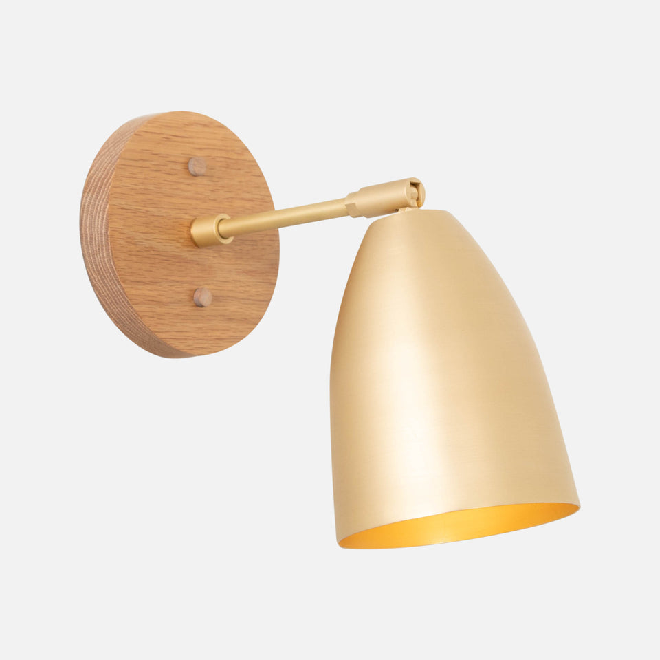 Cornsilk Oak, Flat Brass
