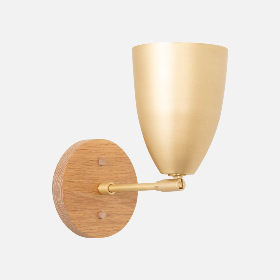 Cornsilk Oak, Flat Brass