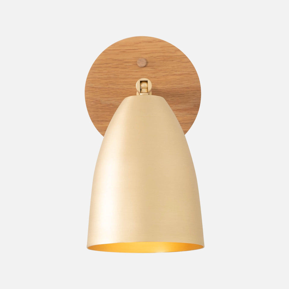 Cornsilk Oak, Flat Brass