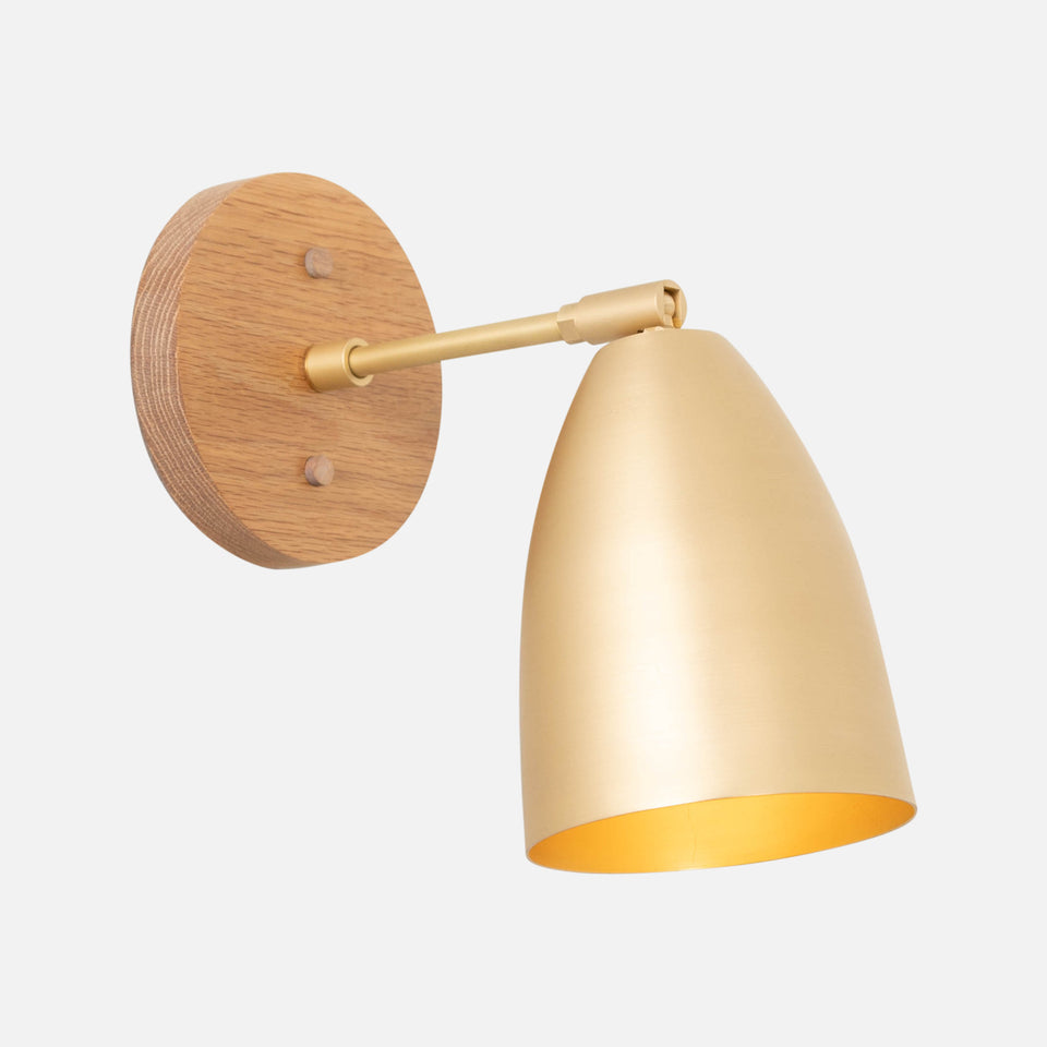 Cornsilk Oak, Flat Brass