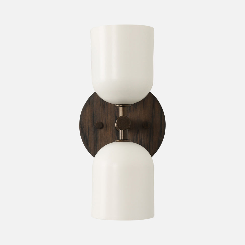 Pebble Double Sconce 10"