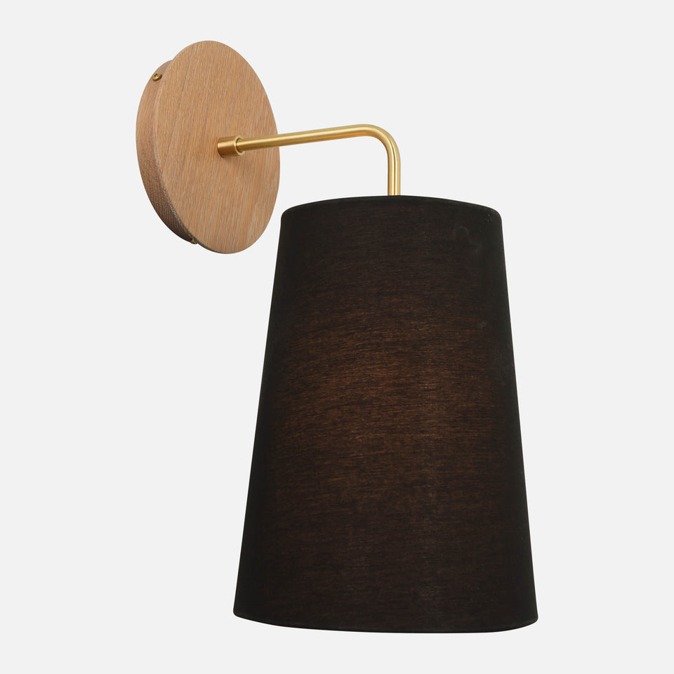 Cornsilk Oak, Classic Brass, Black Linen