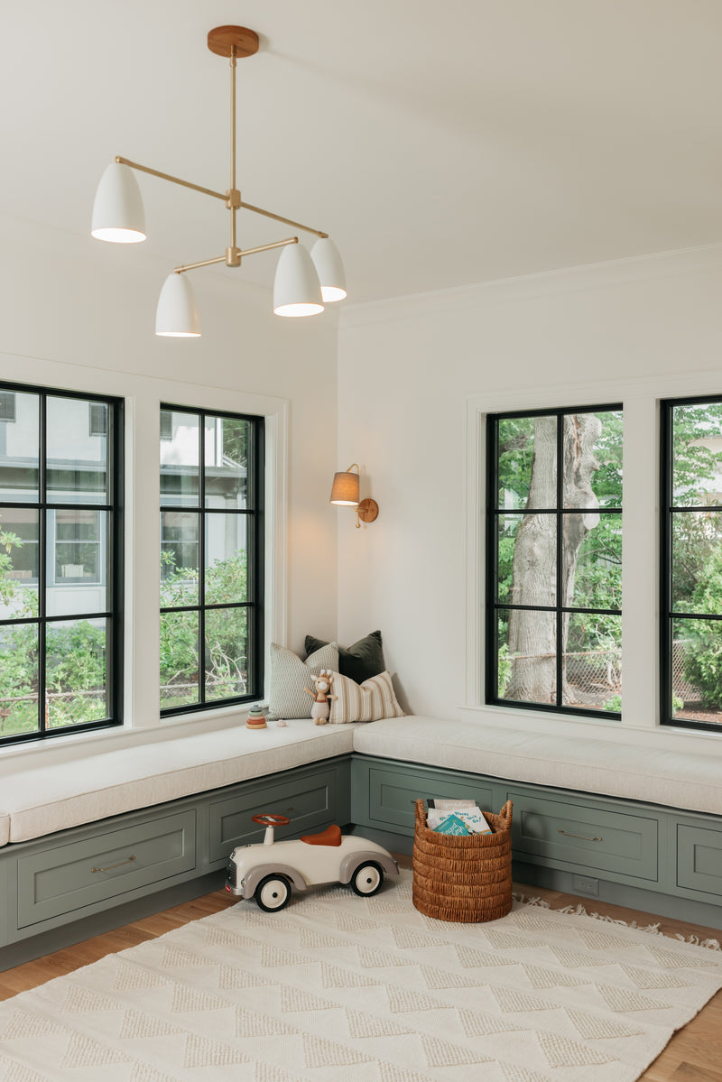 Colony Chandelier with Cone Shades