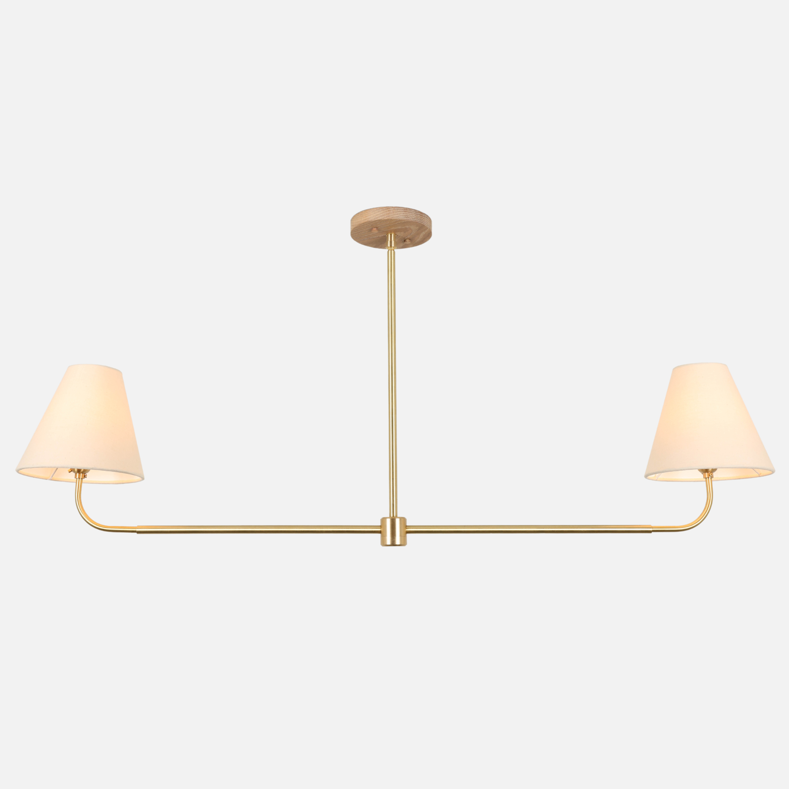 Cornsilk Oak, Classic Brass, White Linen