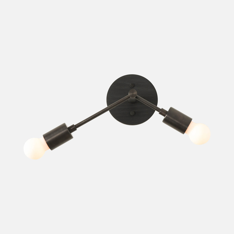 Branch Sconce with Exposed Bulbs