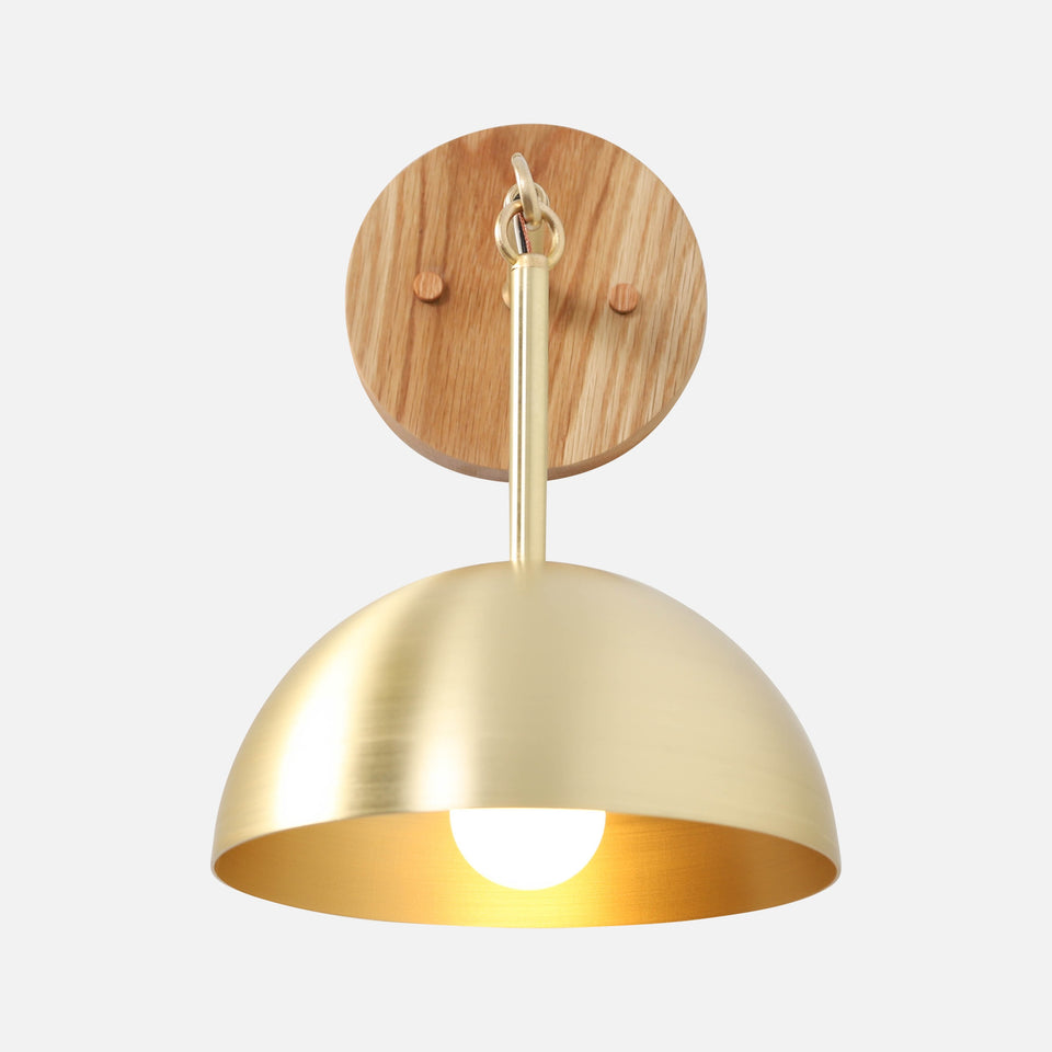 Link Sconce with Dome