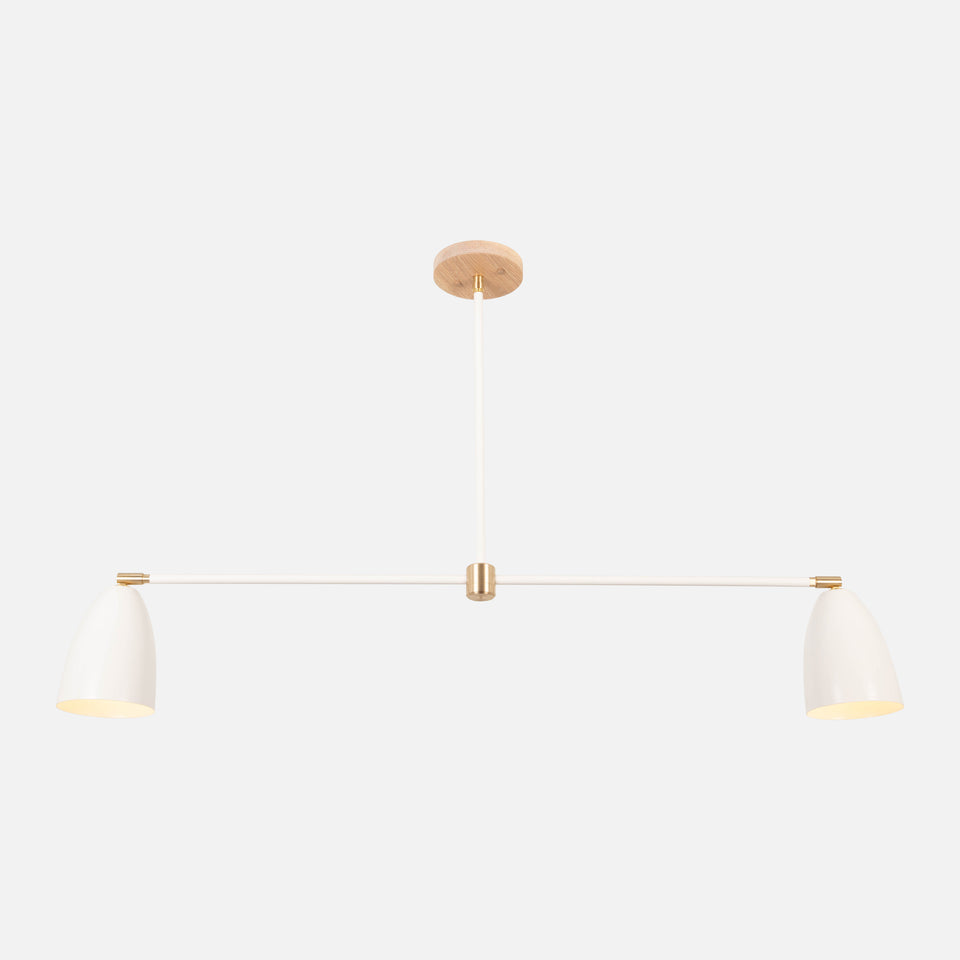 T Colony Chandelier with Cone Shades